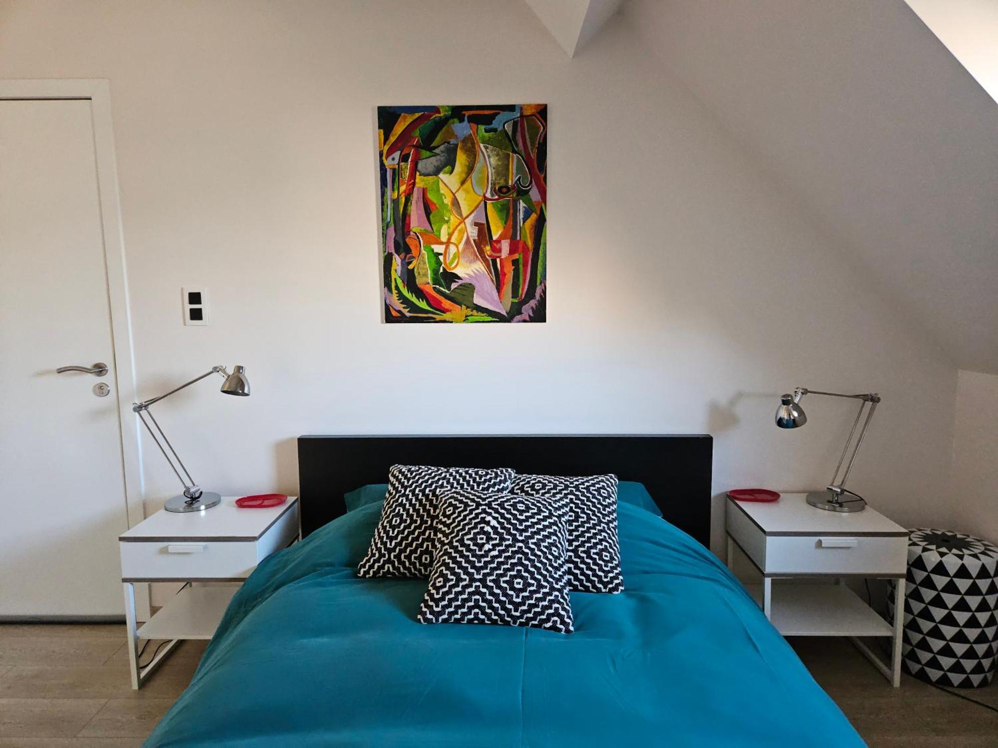 Modern Duplex With Garden Lejlighed Bruxelles Eksteriør billede